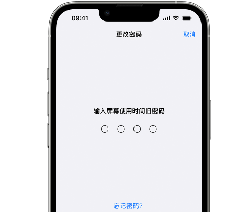 东至iPhone屏幕维修分享iPhone屏幕使用时间密码忘记了怎么办 