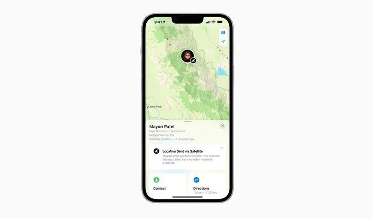 东至苹果14维修分享iPhone14系列中 FindMy功能通过卫星分享位置方法教程 