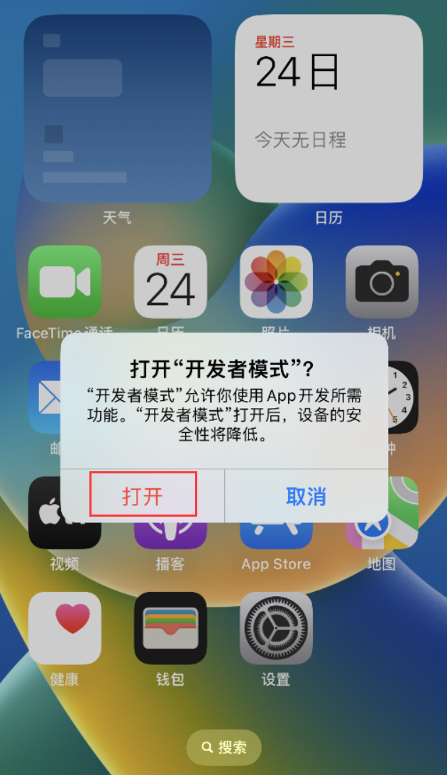 东至苹果手机维修分享如何打开开发者模式 