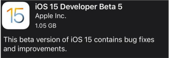 东至苹果手机维修分享如何升级到iOS15.0 beta5 